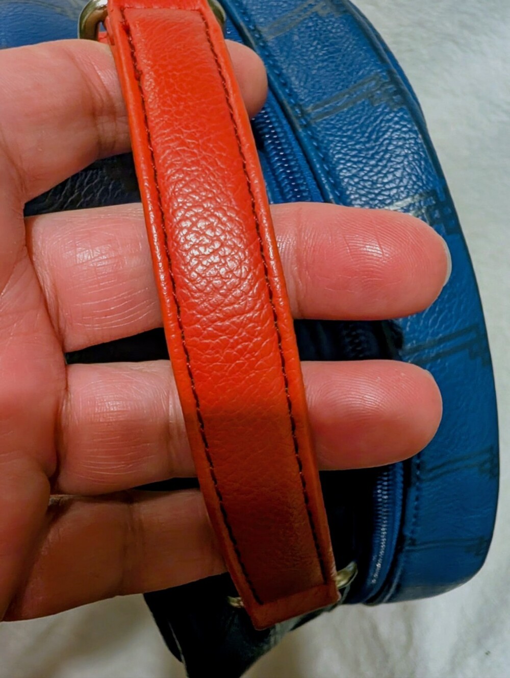 Loungefly Navy and Red Saiyan Goku Dragon Ball Z Mini Backpack 11" 1990s.EUC! - Picture 3 of 7